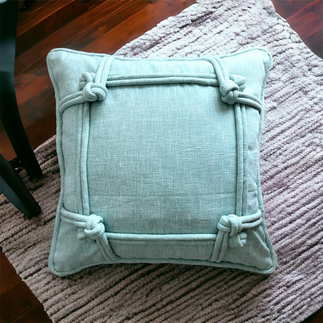 Serenity Knot Fabric Cushion Cover