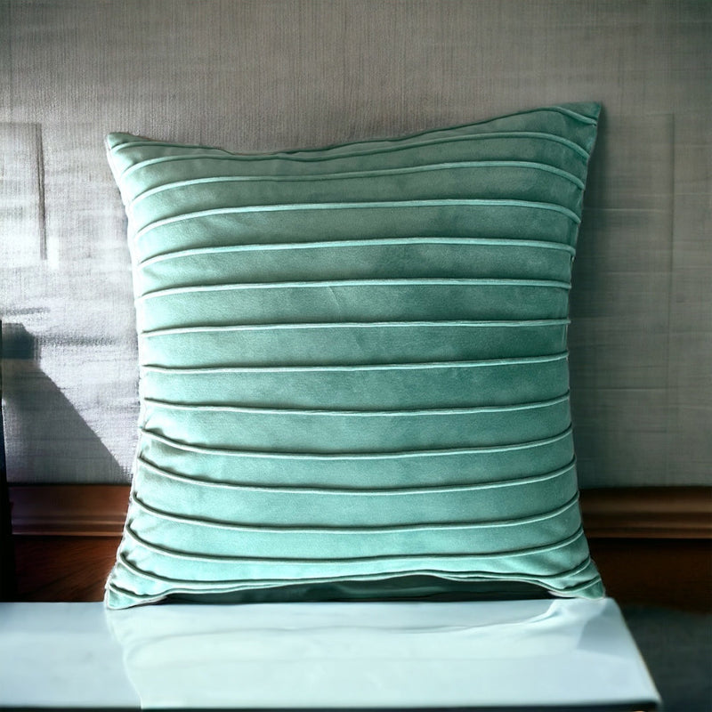 Charming Piping Striped Elegant Cushion Cover