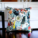 Eclectic Boho Eye-Catching Popart Style Cushion Cover