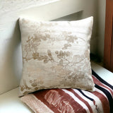 Floral Motif Shaded Patterned Cushion Cover