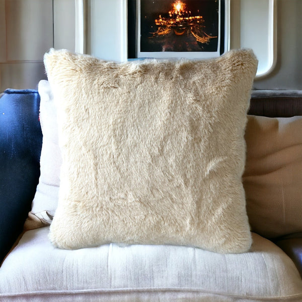 Luxurious Fluffy Faux Fur Throw Cushion Cover