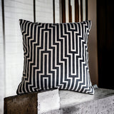 Modern Geometric Black White Cushion Cover