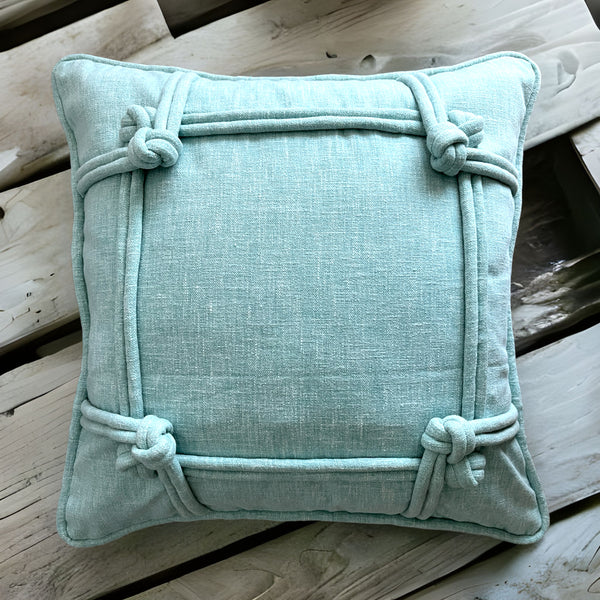 Serenity Knot Fabric Cushion Cover